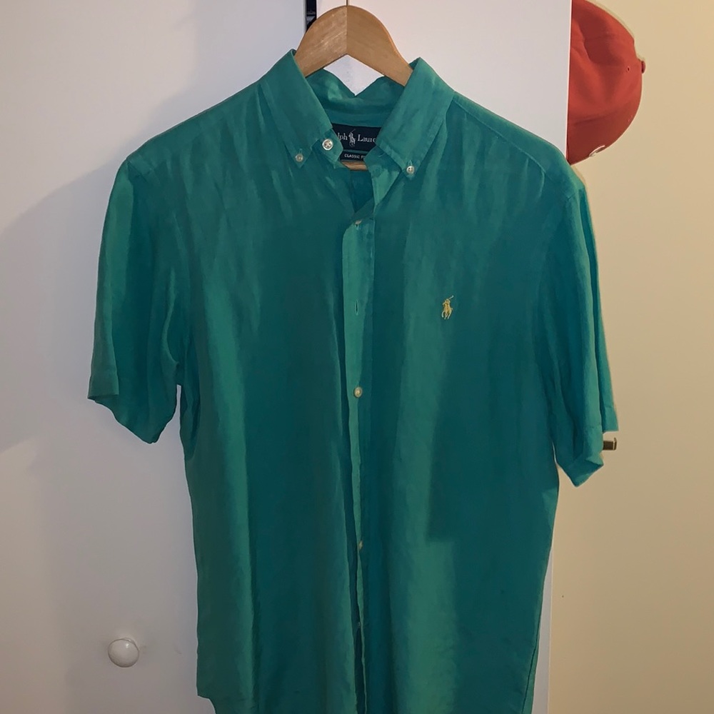 Ralph Lauren polo Linen Casual Shirt - Medium - Like New